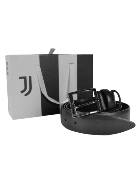 Cintura Classica 100%pelle Made In Italy Juventus In Box 105/120 - Imma Italy