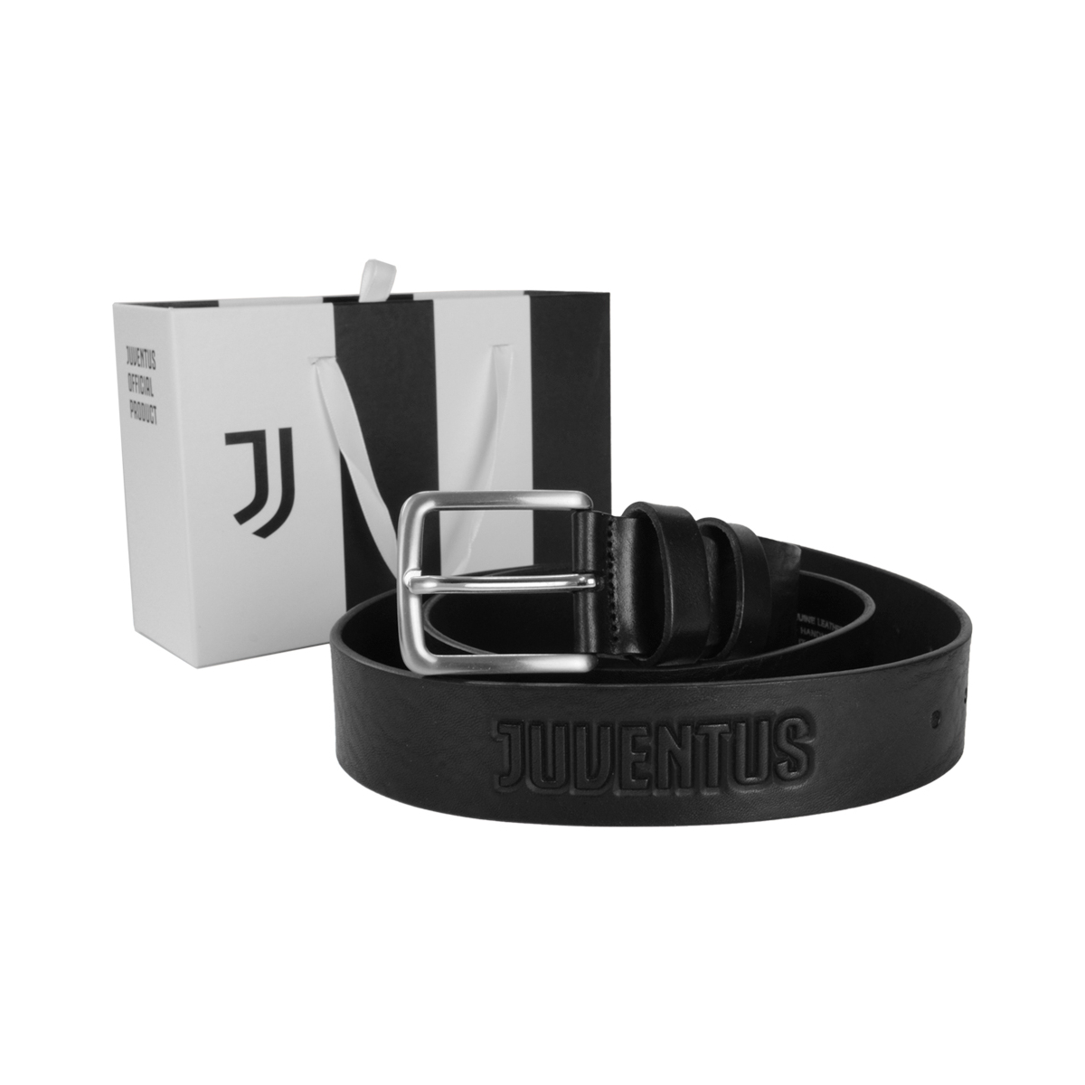 Cintura Sport 100%pelle Made In Italy Juventus In Box 115/130 - Imma Italy