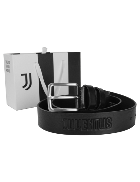 Cintura Sport 100%pelle Made In Italy Juventus In Box 110/125 - Imma Italy