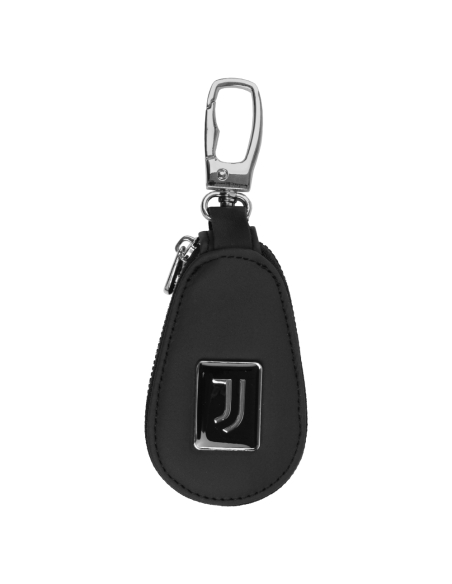 Portachiavi Pelle Con Zip Est.100%pelle Int.100%pu Juventus - Imma Italy
