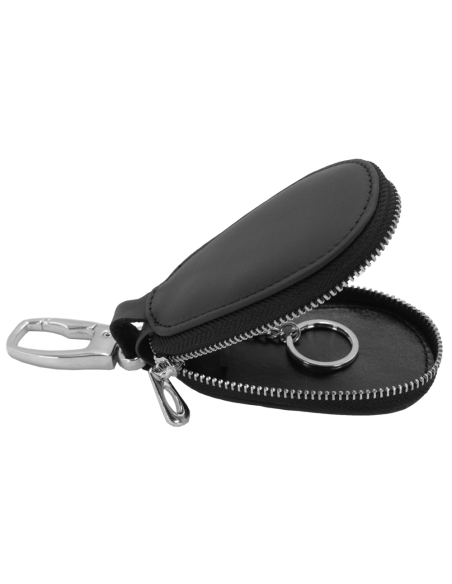 Portachiavi Pelle Con Zip Est.100%pelle Int.100%pu Juventus - Imma Italy