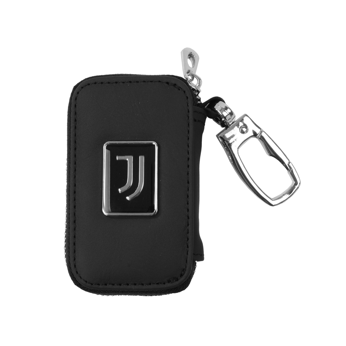 Portachiavi Pelle Con Zip Est.100%pelle Int.100%pu Juventus - Imma Italy