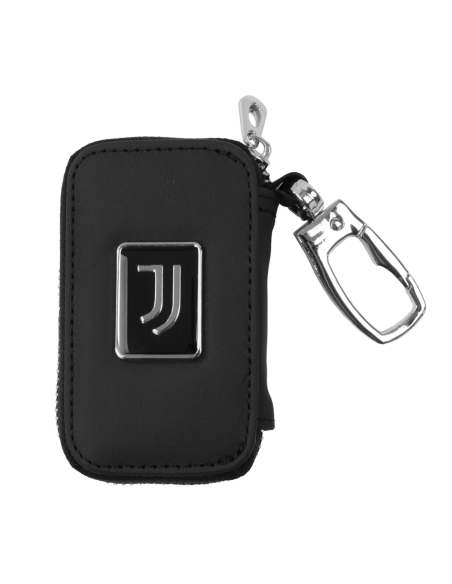 Portachiavi Pelle Con Zip Est.100%pelle Int.100%pu Juventus - Imma Italy