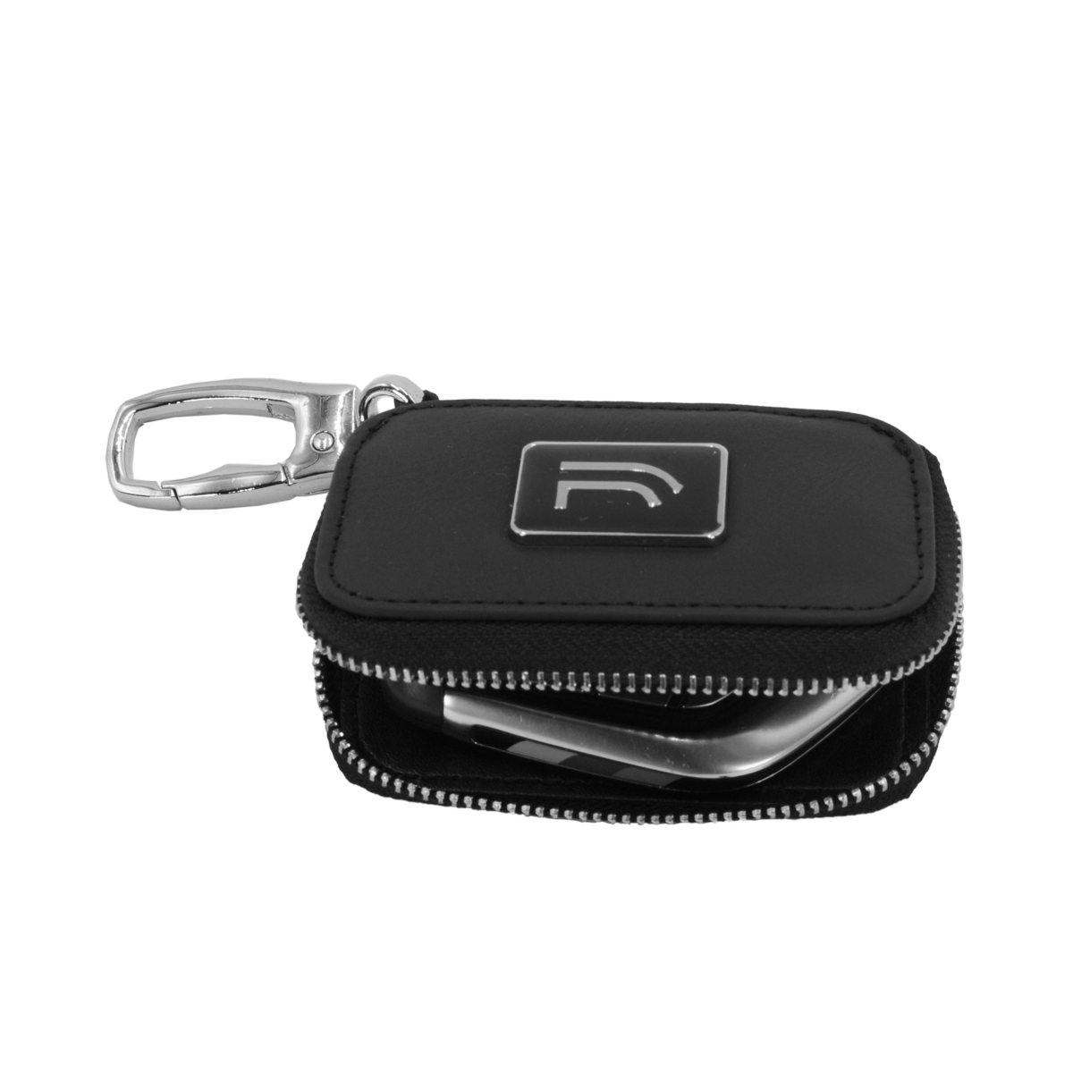 Portachiavi Pelle Con Zip Est.100%pelle Int.100%pu Juventus - Imma Italy
