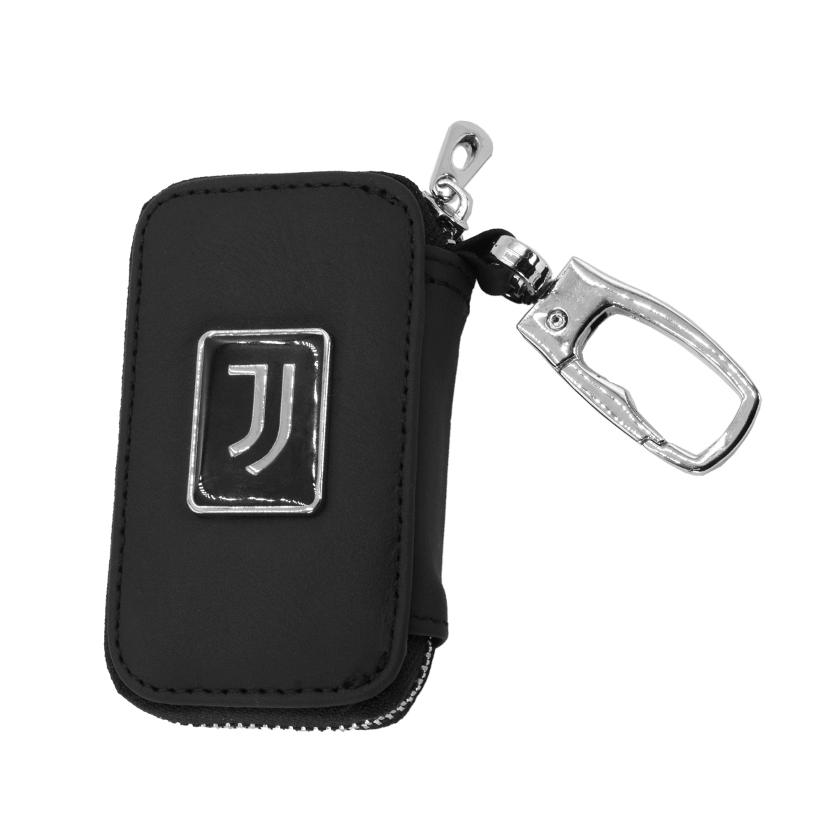 Portachiavi Pelle Con Zip Est.100%pelle Int.100%pu Juventus - Imma Italy