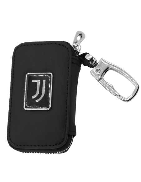 Portachiavi Pelle Con Zip Est.100%pelle Int.100%pu Juventus - Imma Italy