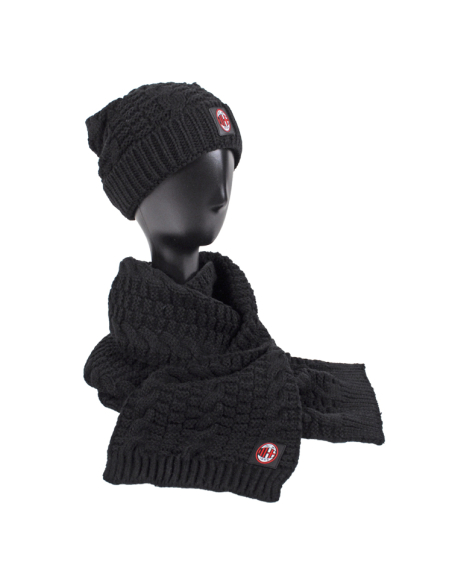 Set Cappello E Sciarpa Trecce 100%pc Milan - Imma Italy