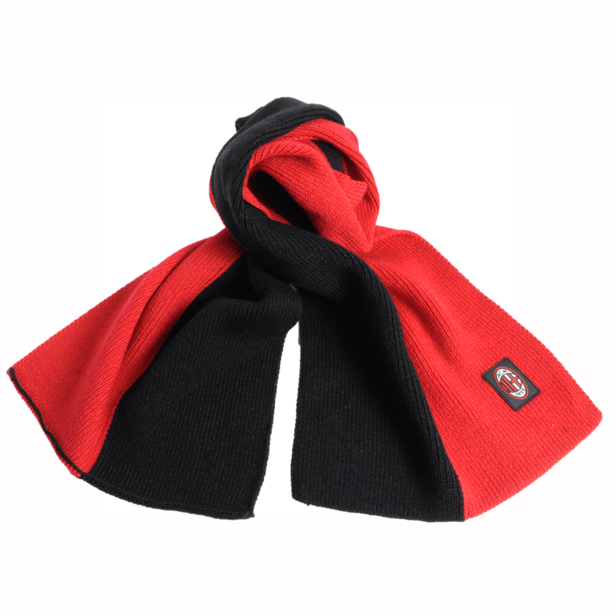 Sciarpa Bicolore 100%pc Milan - Imma Italy