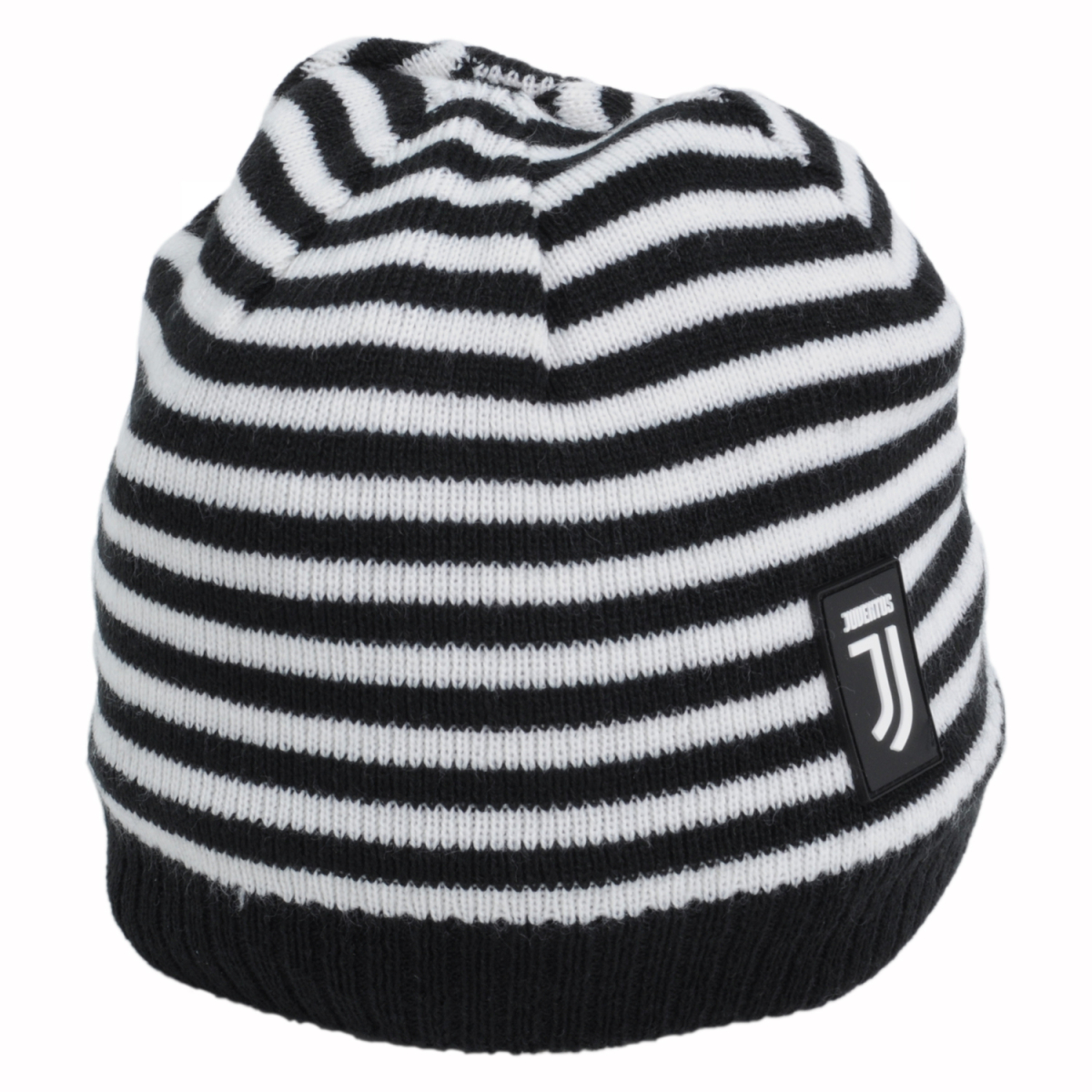 Cappello Cuffia A Maglia Righe Baby 50%pc 50%co Juventus - Imma Italy