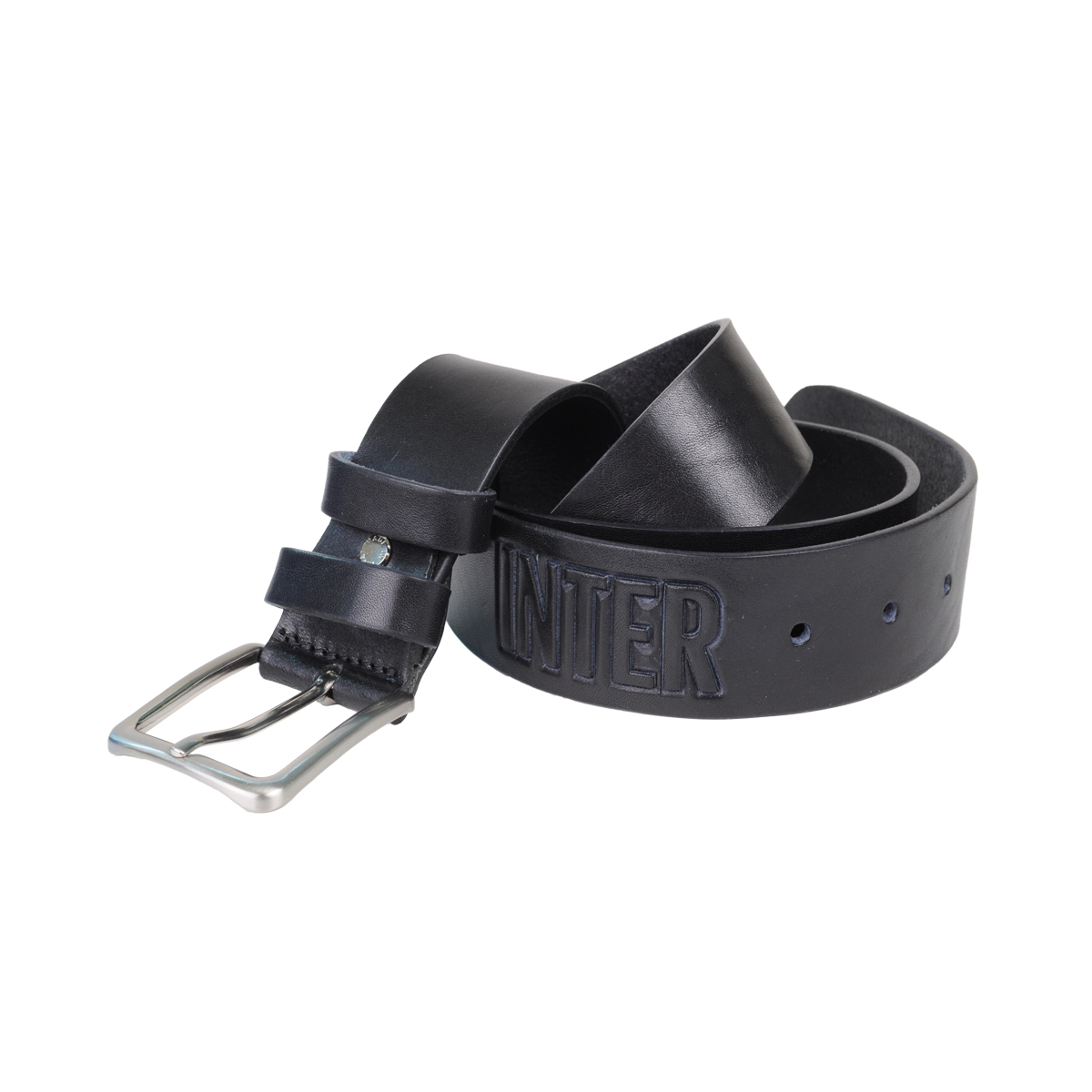 Cintura Sport 100%pelle Made In Italy Inter In Box 100/115 - Imma Italy