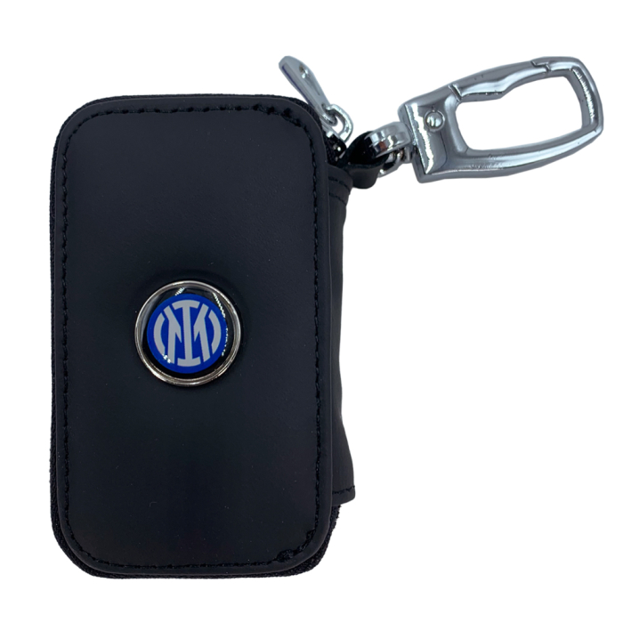 Portachiavi Pelle Con Zip Est.100%pelle Int.100%pu Inter - Imma Italy