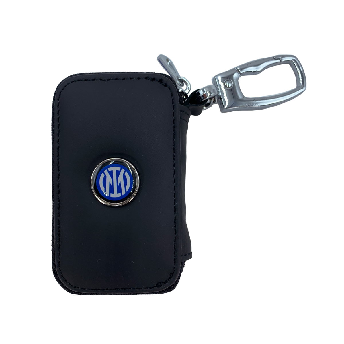 Portachiavi Pelle Con Zip Est.100%pelle Int.100%pu Inter - Imma Italy