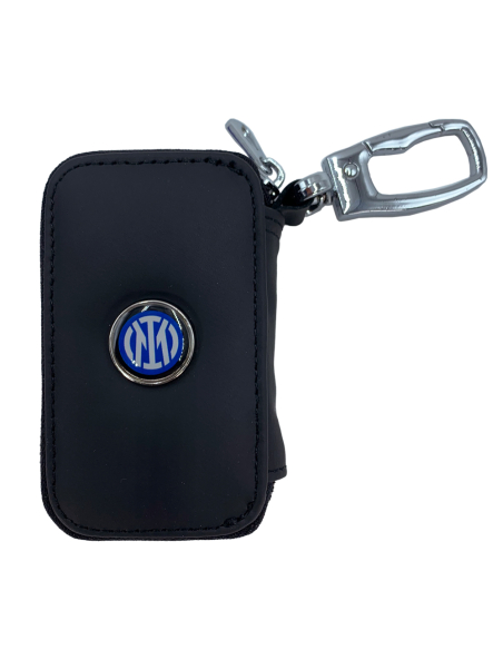 Portachiavi Pelle Con Zip Est.100%pelle Int.100%pu Inter - Imma Italy