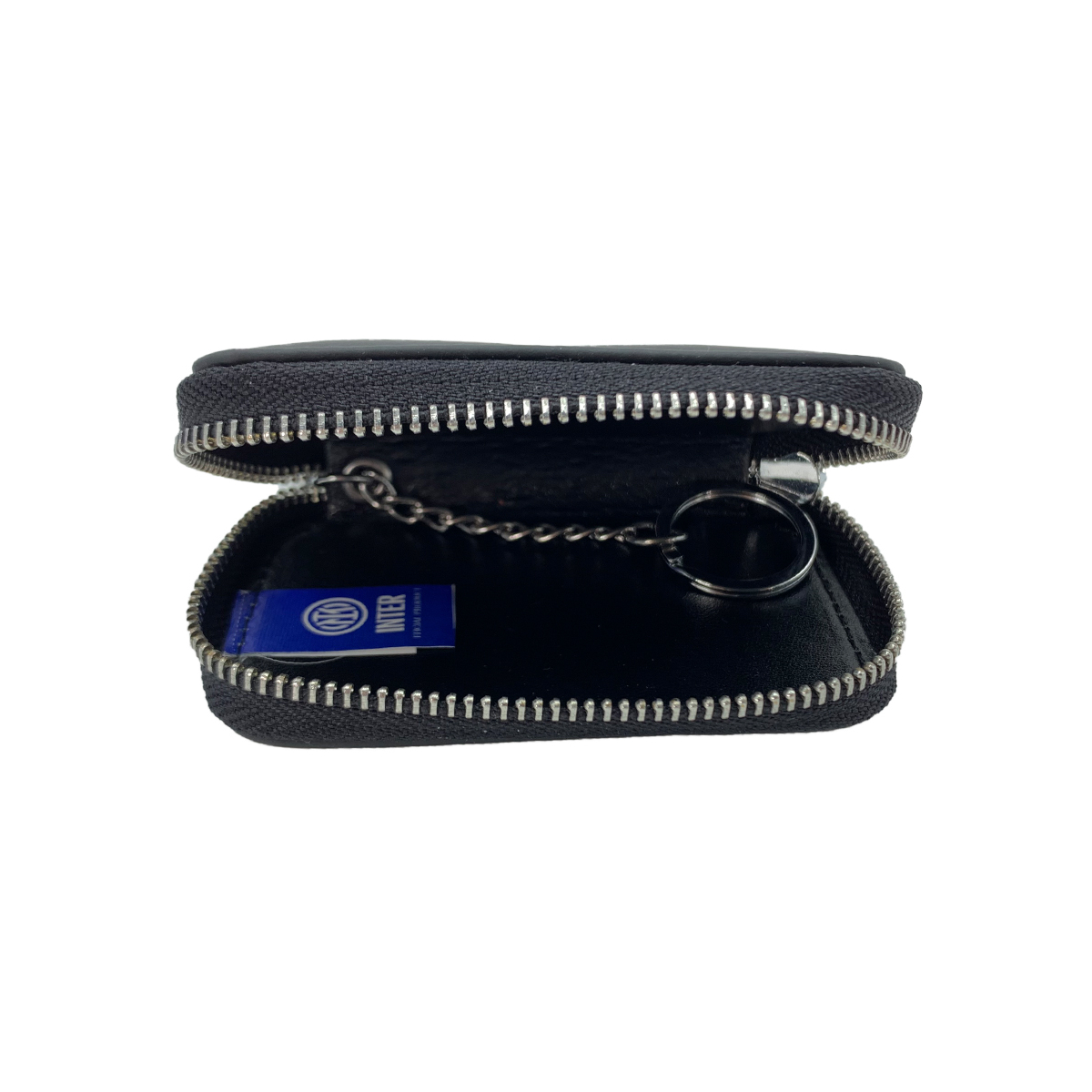 Portachiavi Pelle Con Zip Est.100%pelle Int.100%pu Inter - Imma Italy