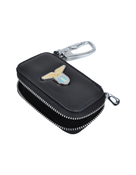 Portachiavi Pelle Con Zip 50%pelle 50%pu Lazio - Imma Italy