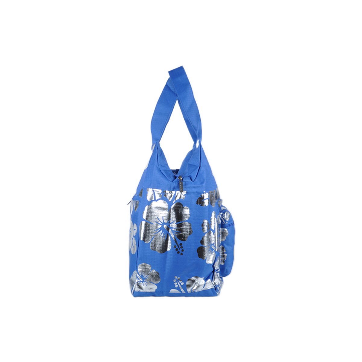 Borsa Mare Rib Stop Tonda Ibiscus Metal 100%pl Aqua Di Mare - Imma Italy