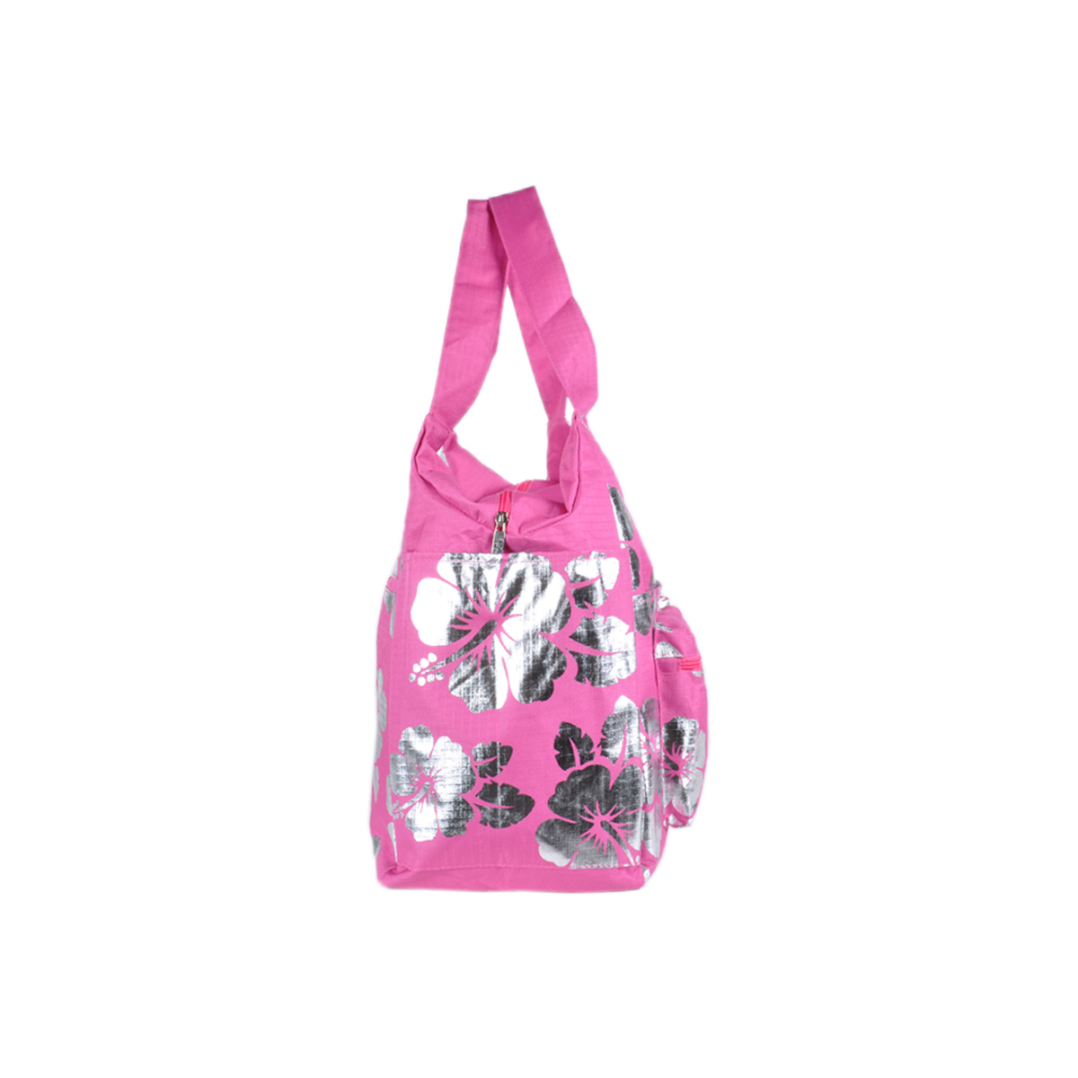 Borsa Mare Rib Stop Tonda Ibiscus Metal 100%pl Aqua Di Mare - Imma Italy