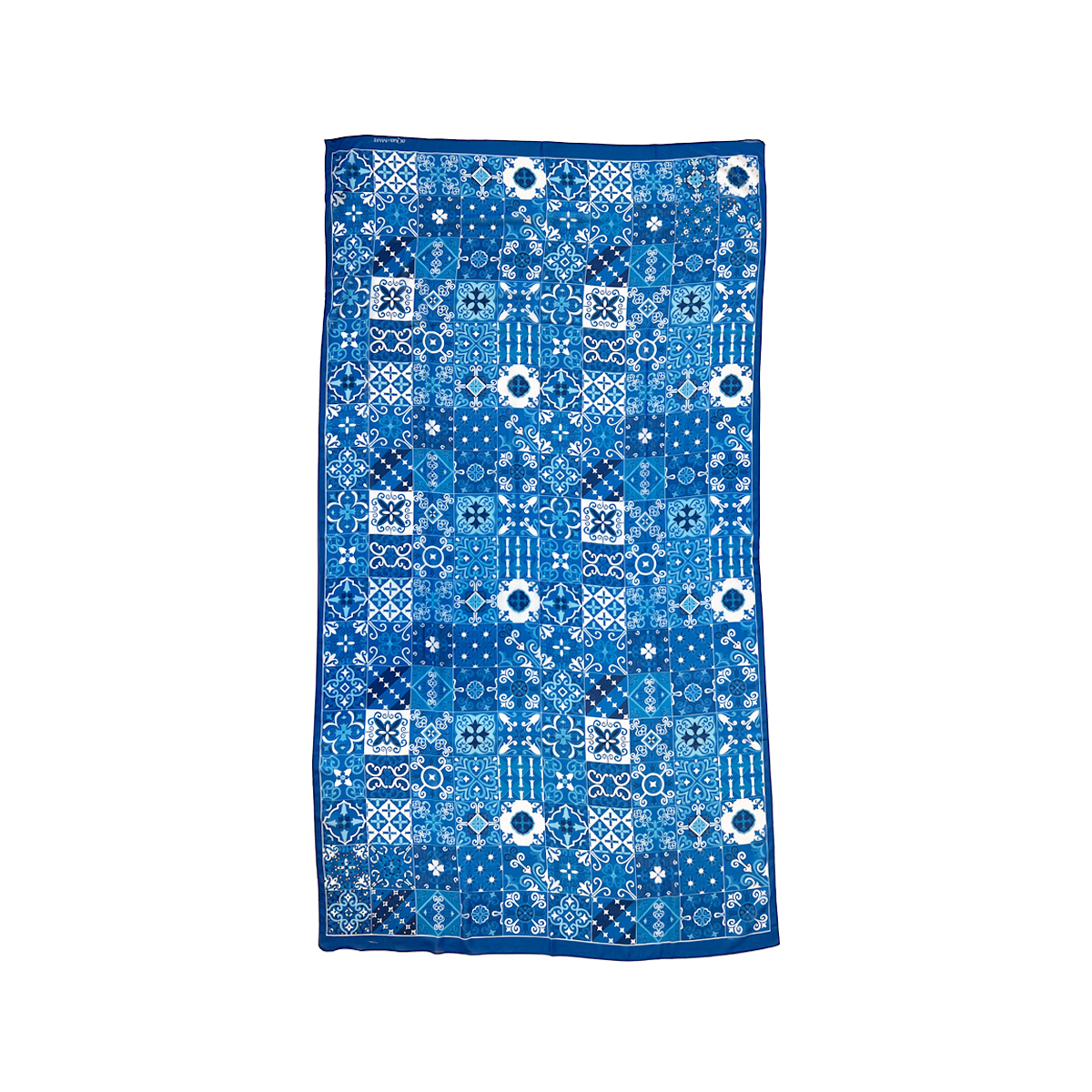 Pareo Georgette Dis 3 Hq 100%pl Aqua Di Mare - Imma Italy