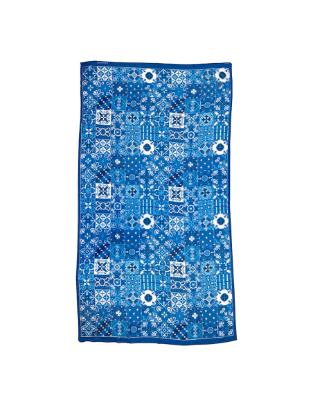 Pareo Georgette Dis 3 Hq 100%pl Aqua Di Mare - Imma Italy