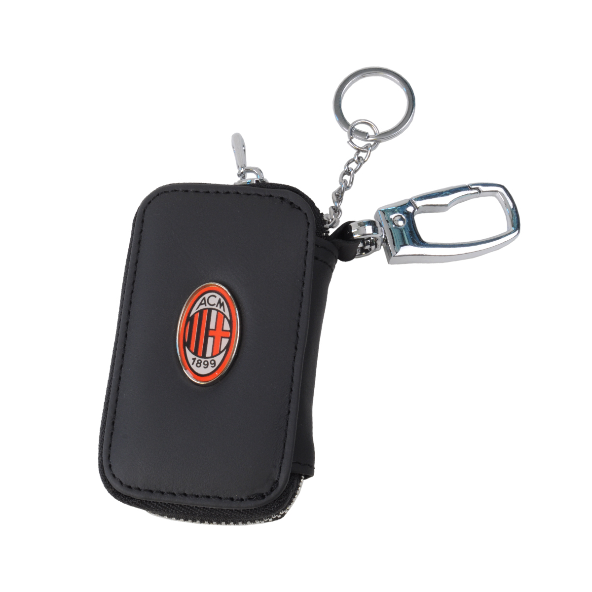 PORTACHIAVI PELLE CON ZIP Est.100%PELLE Int.100%PU MILAN