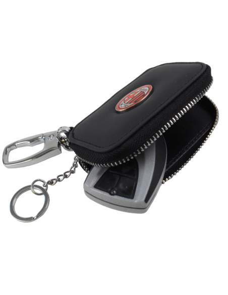 PORTACHIAVI PELLE CON ZIP Est.100%PELLE Int.100%PU MILAN