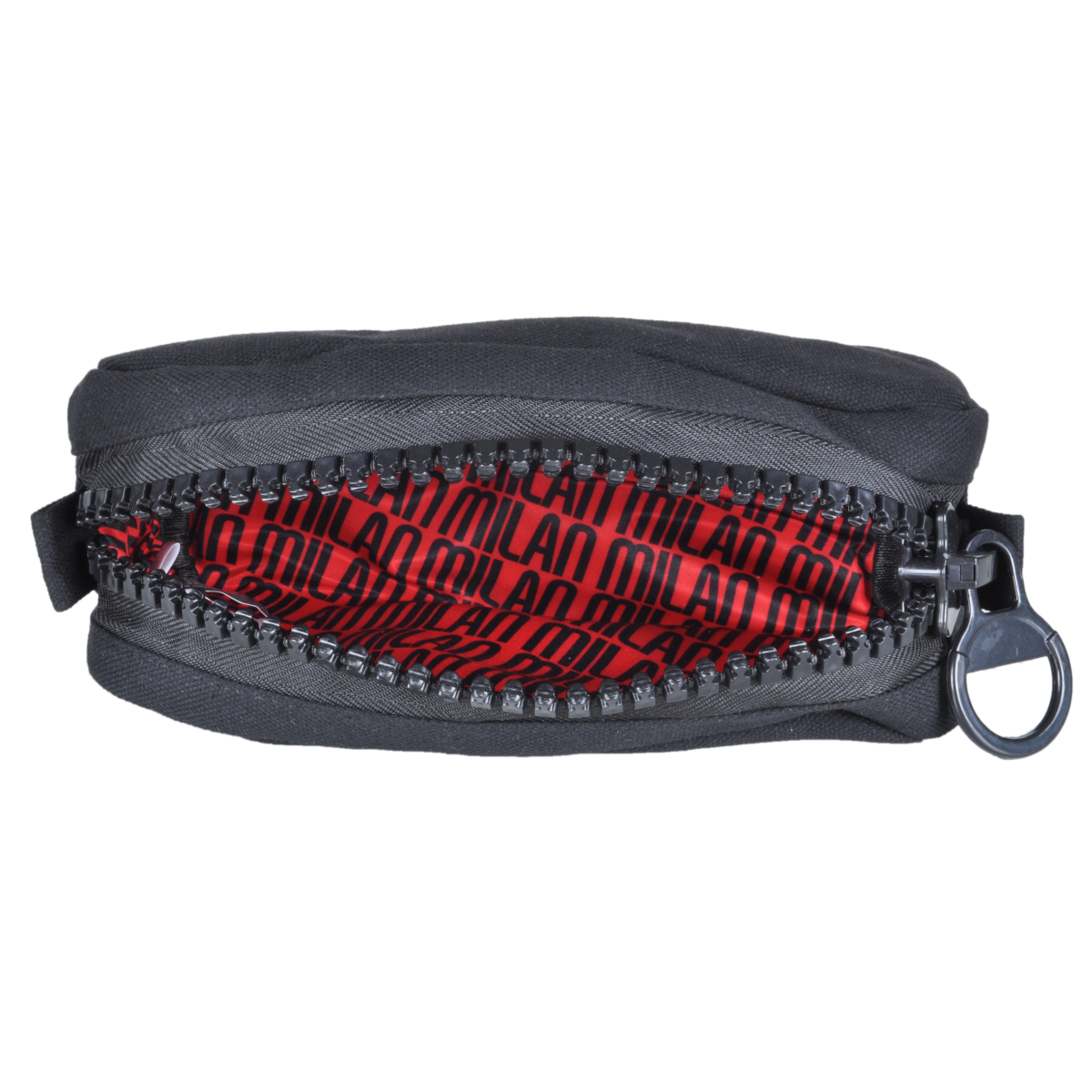 POCHETTE CANVAS BIG CON ZIP GRANDE 80% PL 20%CO MILAN