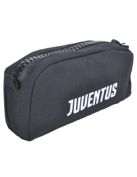 POCHETTE CANVAS BIG CON ZIP GRANDE 80% PL 20%CO JUVENTUS