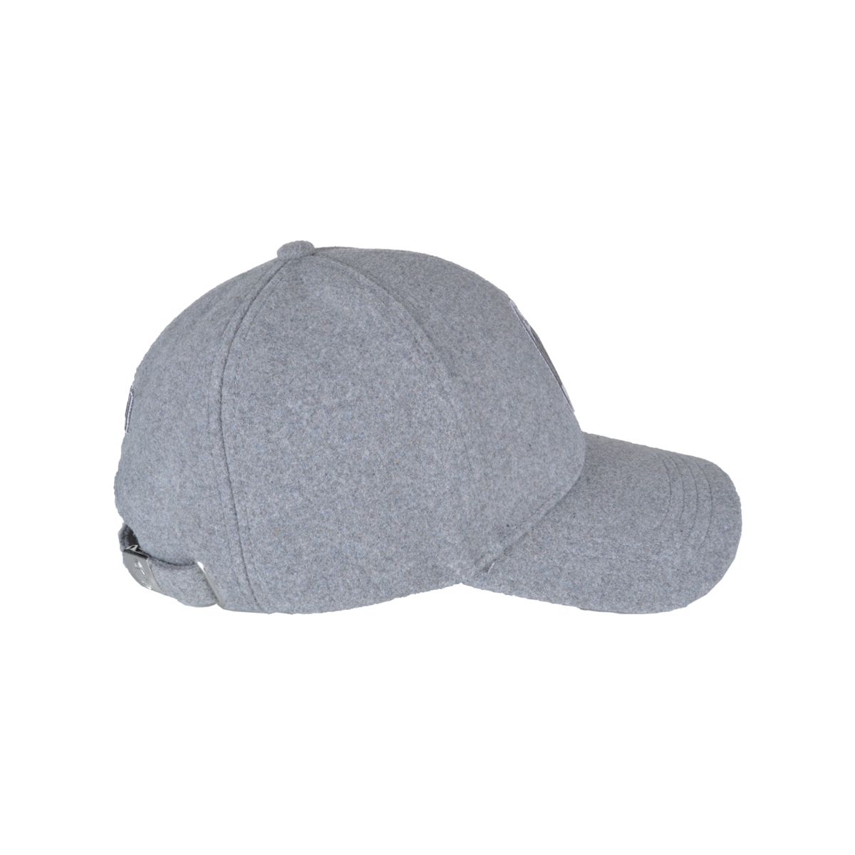CAPPELLO BASEBALL FELTRO RICAMO GRIGIO 100%PL MILAN