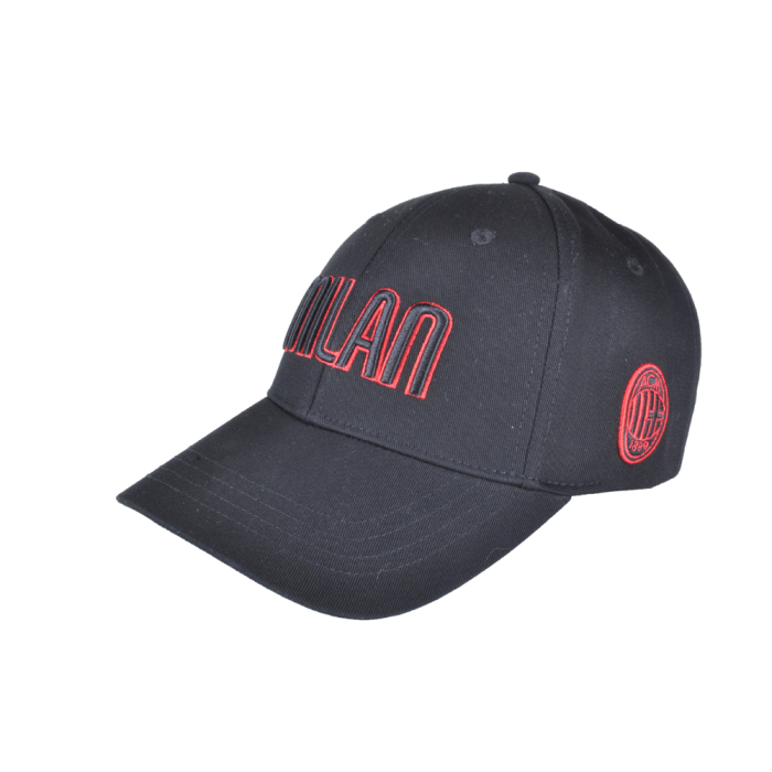 CAPPELLO BASEBALL COTONE RICAMATO 100%CO MILAN 2