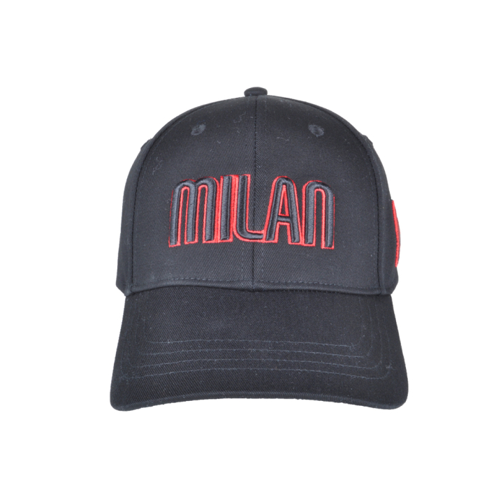 CAPPELLO BASEBALL COTONE RICAMATO 100%CO MILAN