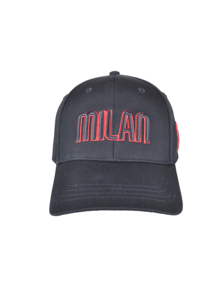 CAPPELLO BASEBALL COTONE RICAMATO 100%CO MILAN