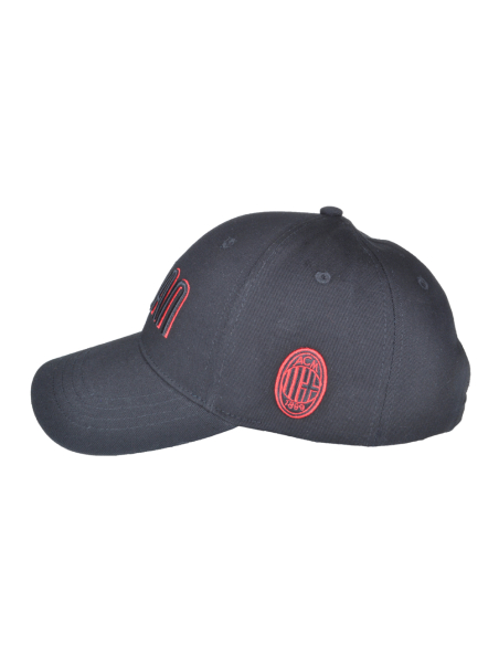 CAPPELLO BASEBALL COTONE RICAMATO 100%CO MILAN