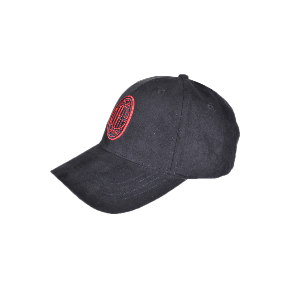 CAPPELLO BASEBALL ALCANTARA RICAMATO 100%PL MILAN