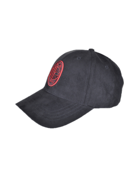 CAPPELLO BASEBALL ALCANTARA RICAMATO 100%PL MILAN