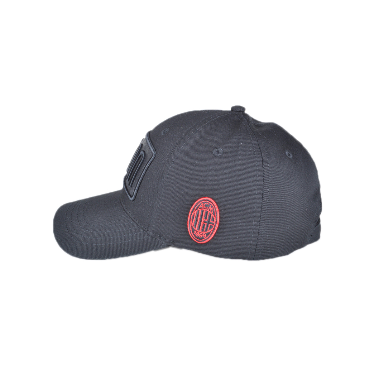 CAPPELLO BASEBALL PATCH PELLE RICAMATO 100%CO MILAN