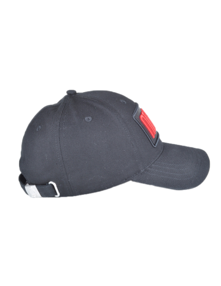 CAPPELLO BASEBALL PATCH PELLE RICAMATO 100%CO MILAN