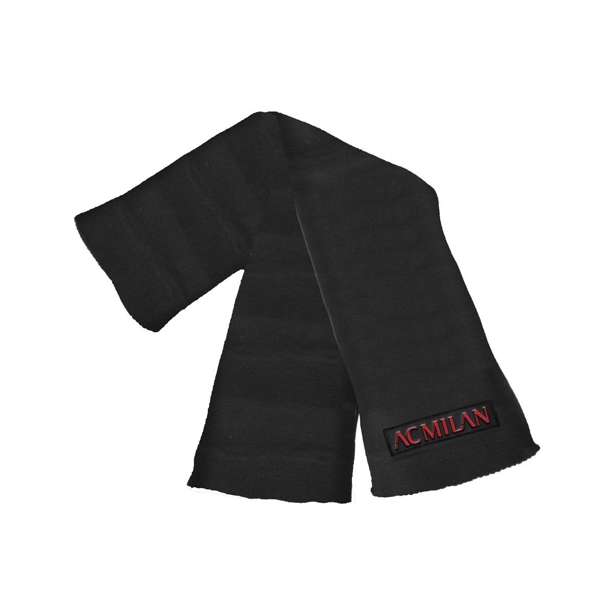 Sciarpa Maglia Con Ricamo 3d Junior 100%pc Milan - Imma Italy