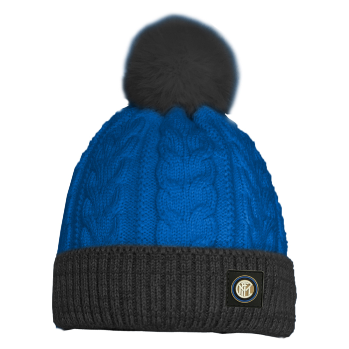 Cappello Ponpon Trecce Baby Inter - Imma Italy
