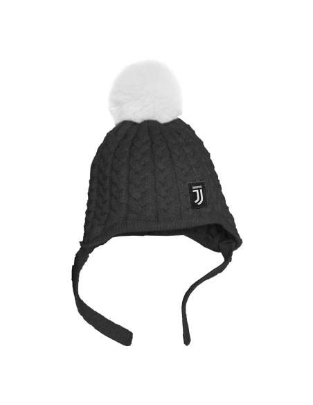 Cappello Ponpon Trecce Baby Juventus - Imma Italy