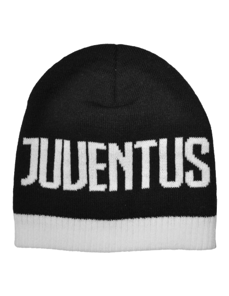 Cappello Cuffia A Maglia Jacquard Baby 50%pc 50%co Juventus - Imma Italy