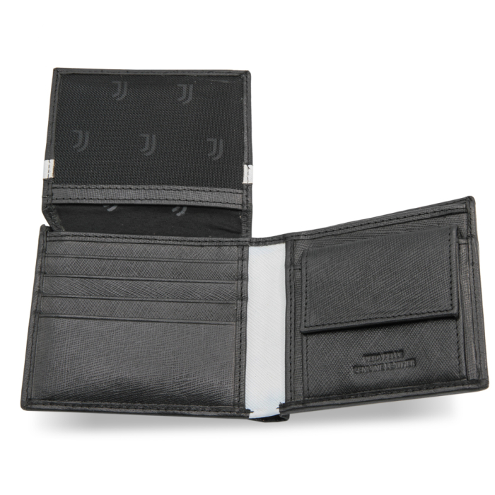 PORTAFOGLIO SAFFIANO SLIM 100% PELLE JUVENTUS 2