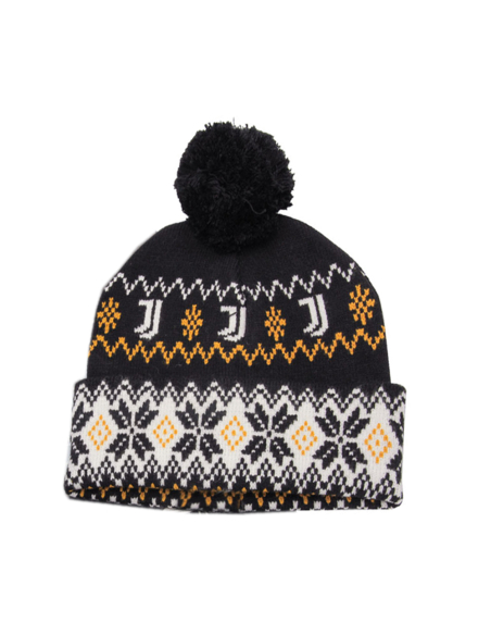 CAPPELLO PONPON JACQUARD 52%VI 30%PL 18%PA JUVENTUS
