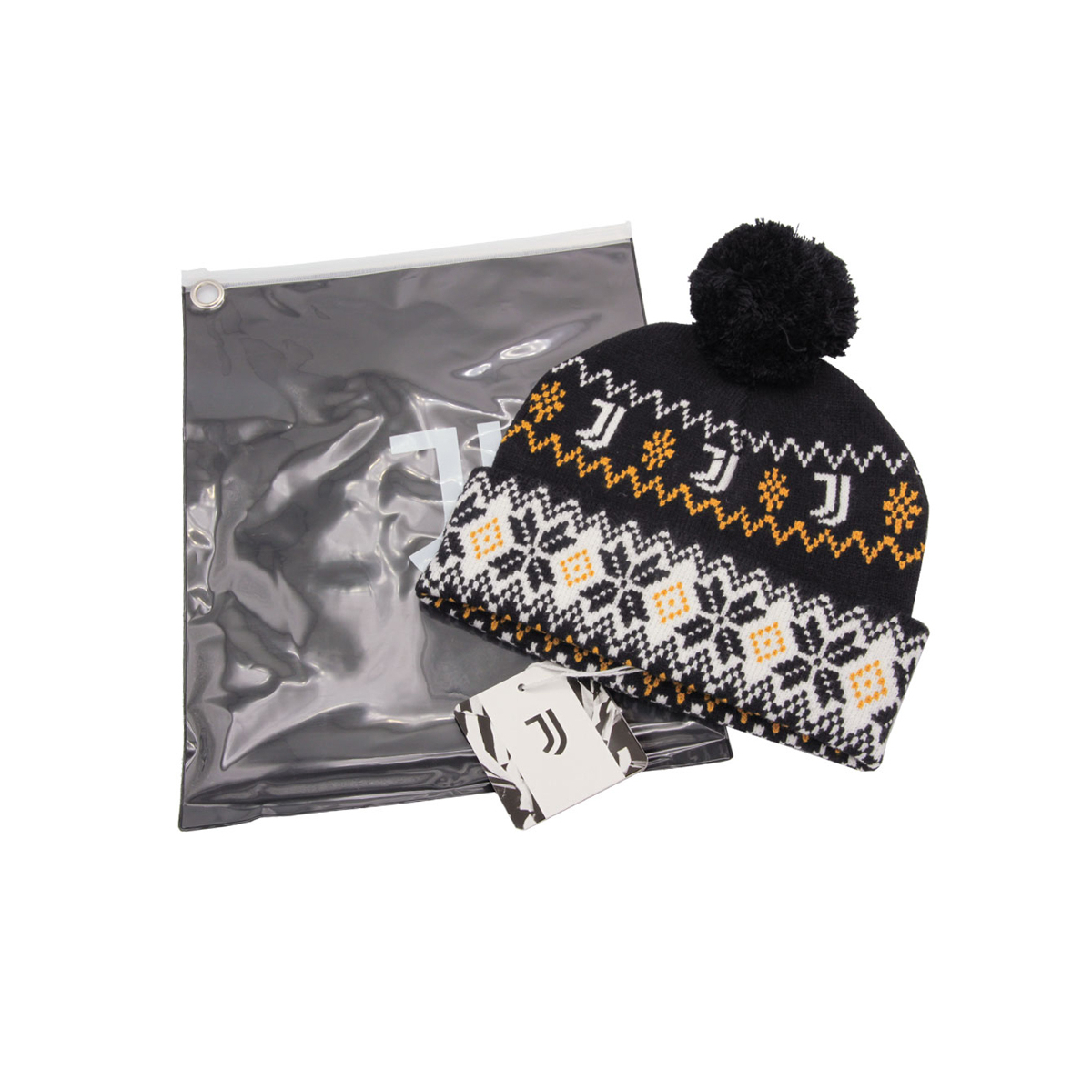 CAPPELLO PONPON JACQUARD 52%VI 30%PL 18%PA JUVENTUS