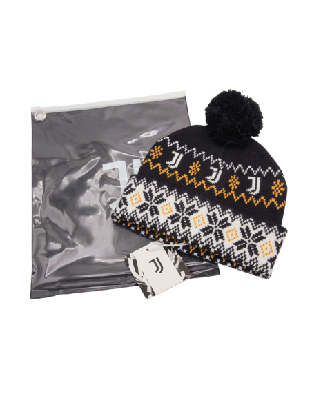 CAPPELLO PONPON JACQUARD 52%VI 30%PL 18%PA JUVENTUS