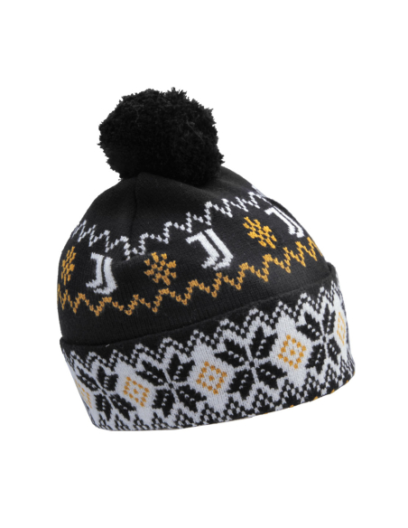 CAPPELLO PONPON JACQUARD 52%VI 30%PL 18%PA JUVENTUS
