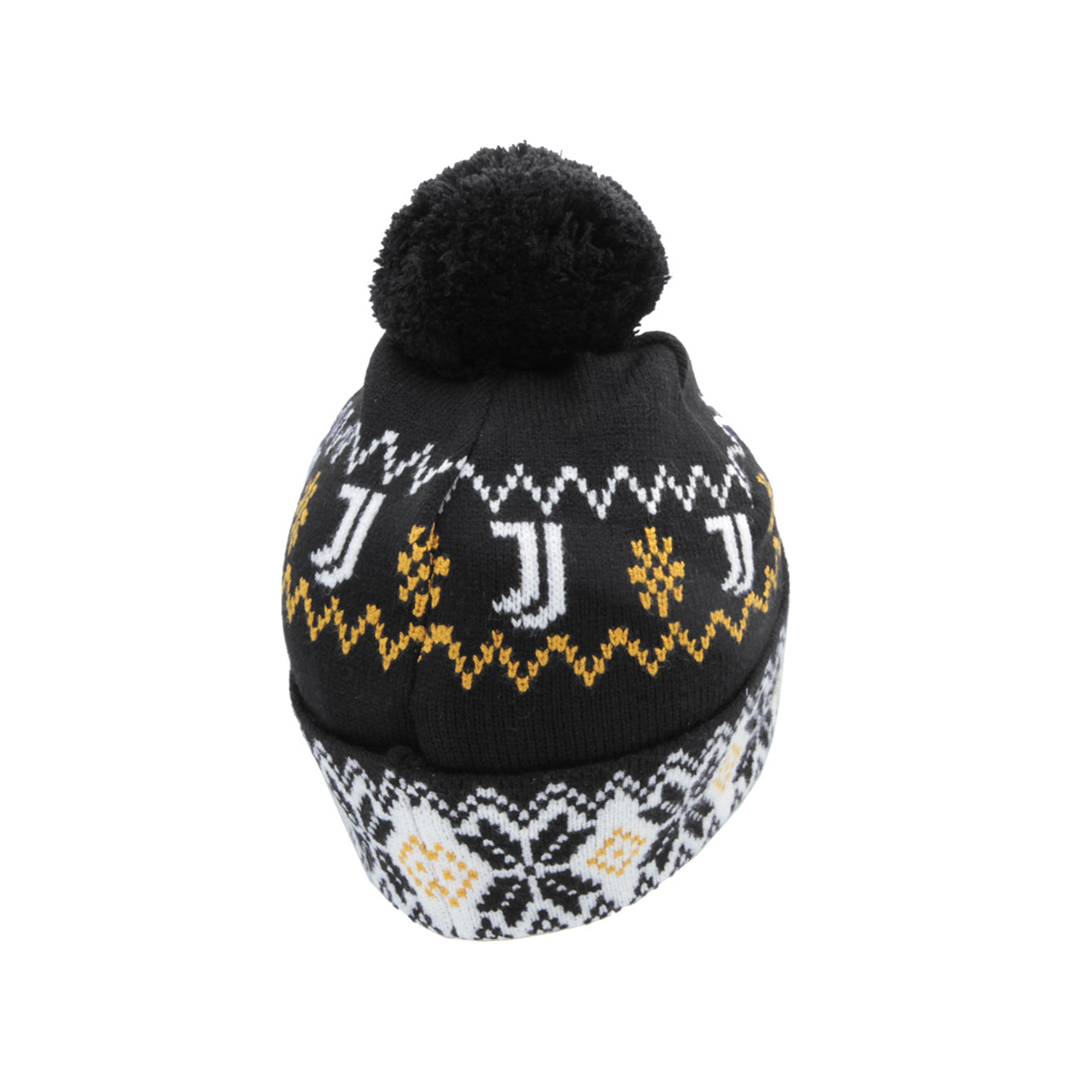 CAPPELLO PONPON JACQUARD 52%VI 30%PL 18%PA JUVENTUS