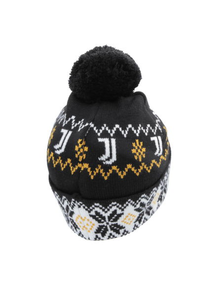 CAPPELLO PONPON JACQUARD 52%VI 30%PL 18%PA JUVENTUS