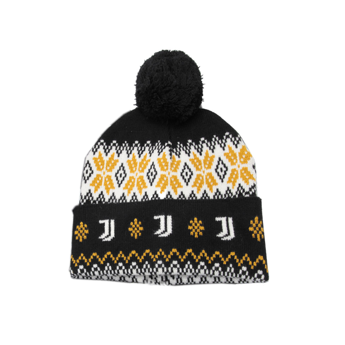CAPPELLO PONPON JACQUARD 52%VI 30%PL 18%PA JUVENTUS