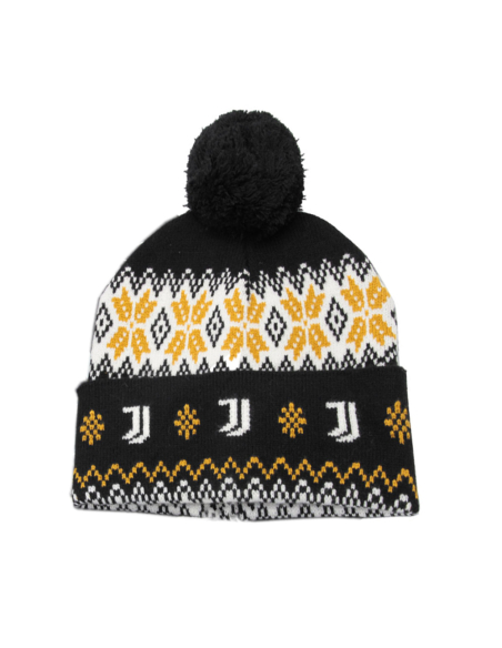 CAPPELLO PONPON JACQUARD 52%VI 30%PL 18%PA JUVENTUS