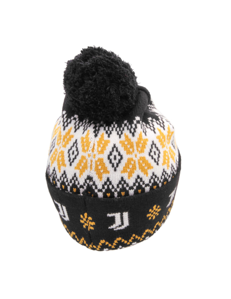 CAPPELLO PONPON JACQUARD 52%VI 30%PL 18%PA JUVENTUS